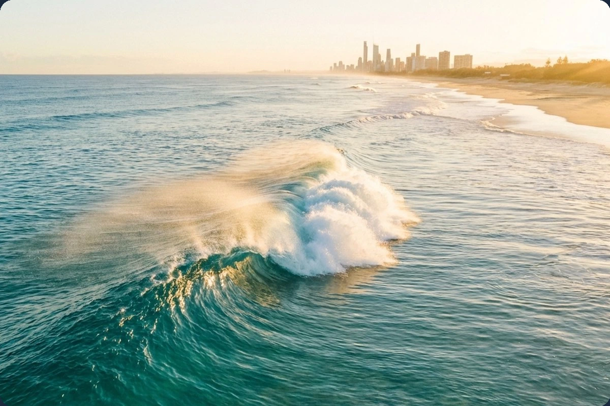 Gold Coast ocean wave